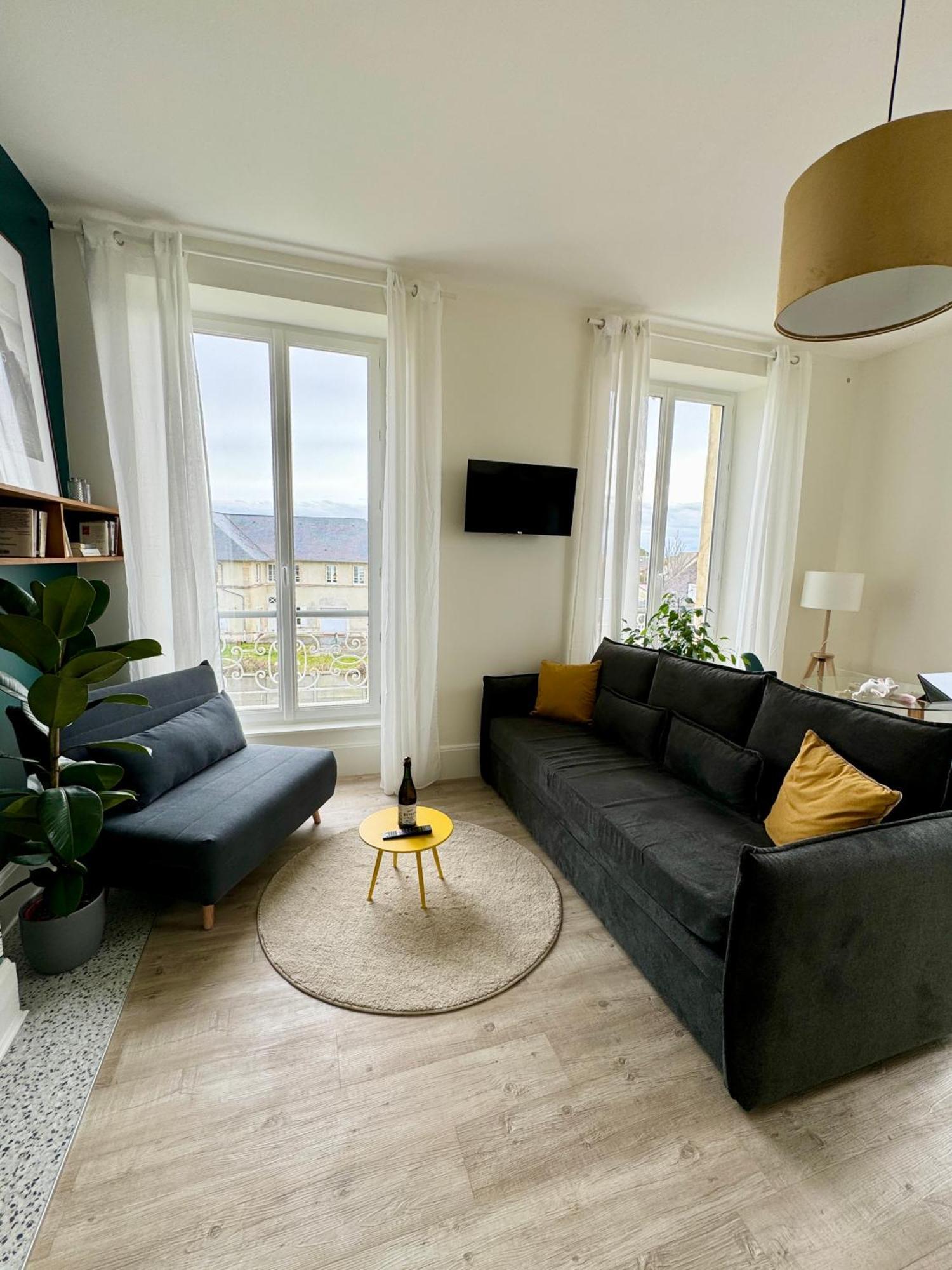 Sunny Apt On D-Day Beach With Parking Saint-Côme-de-Fresné Dış mekan fotoğraf